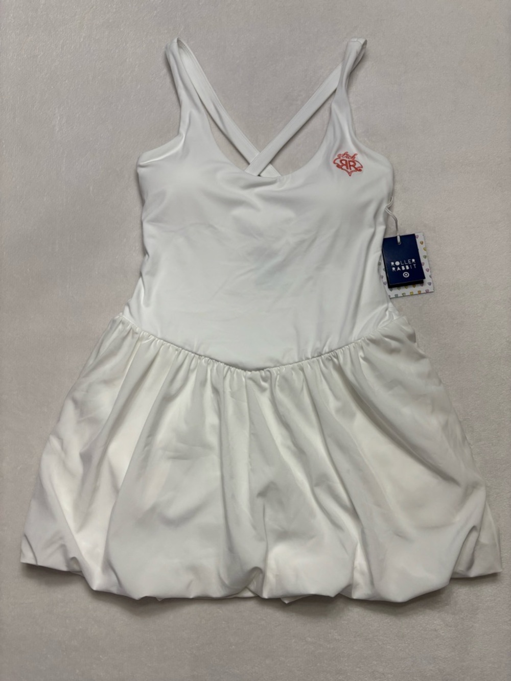 💗🐰Roller Rabbit x Target Women's Bubble Mini Dress White NWT Sz XS